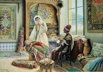 unknow artist Arab or Arabic people and life. Orientalism oil paintings 189